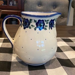 Polish pottery- pitcher